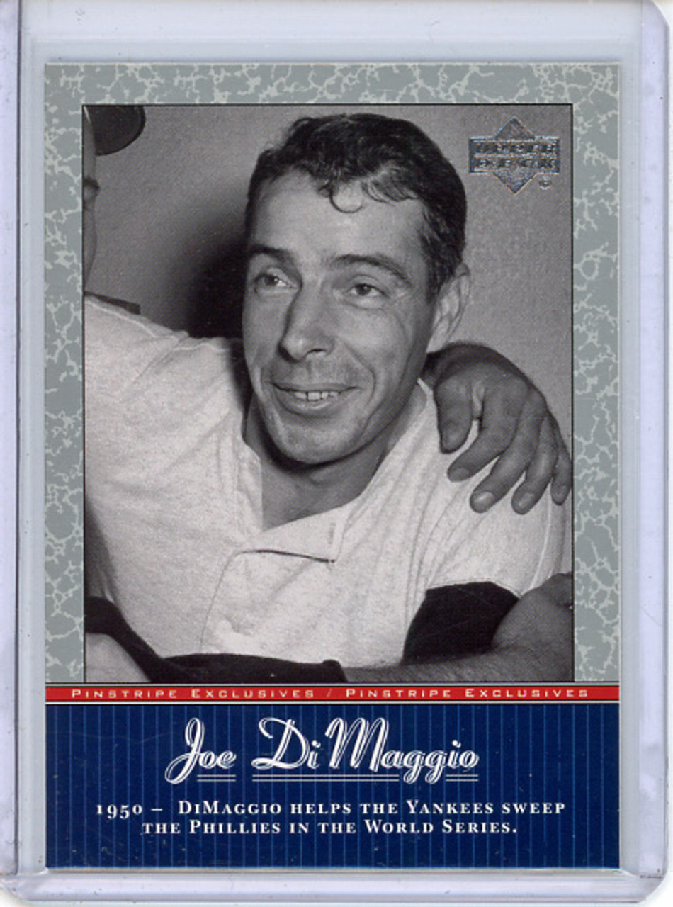 Joe DiMaggio 2001 Upper Deck Pinstripe Exclusives, DiMaggio #JD40 (CQ)