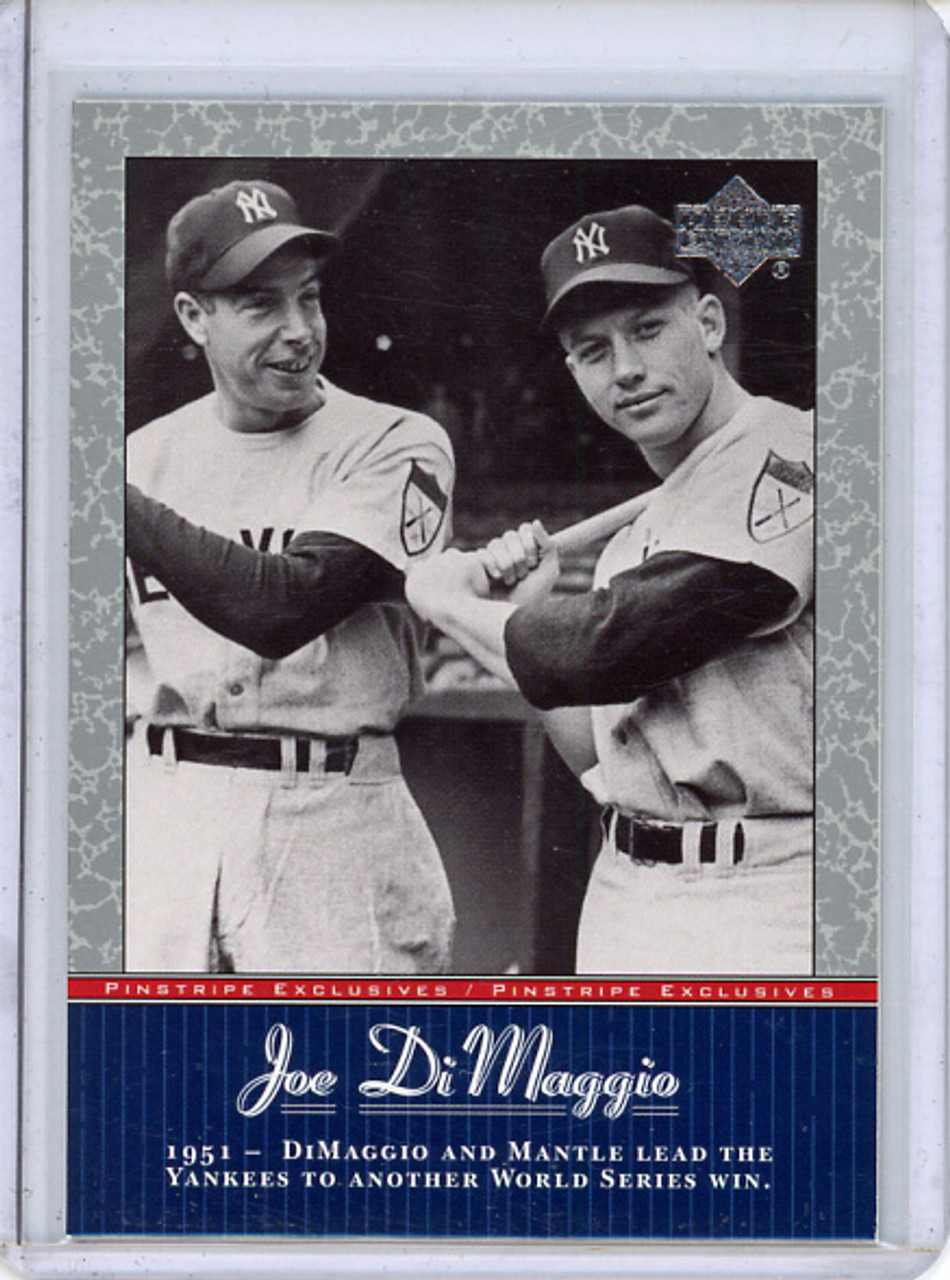 Joe DiMaggio 2001 Upper Deck Pinstripe Exclusives, DiMaggio #JD41 (CQ)