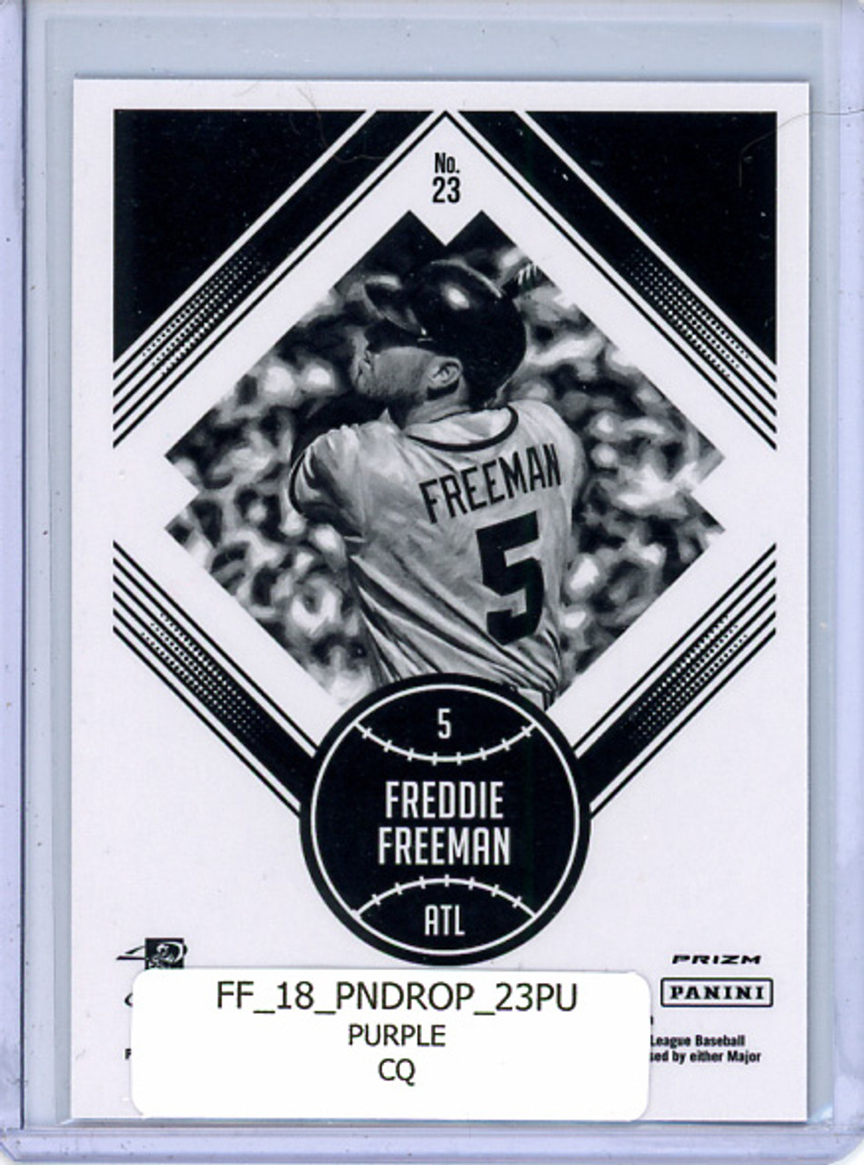 Freddie Freeman 2018 Donruss Optic #23 Diamond Kings Purple (CQ)