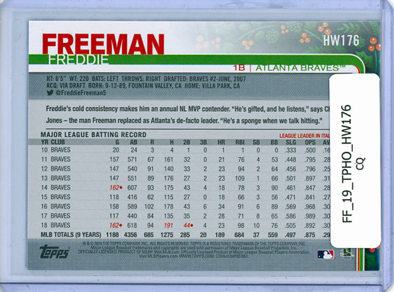 Freddie Freeman 2019 Topps Holiday #HW176 (CQ)