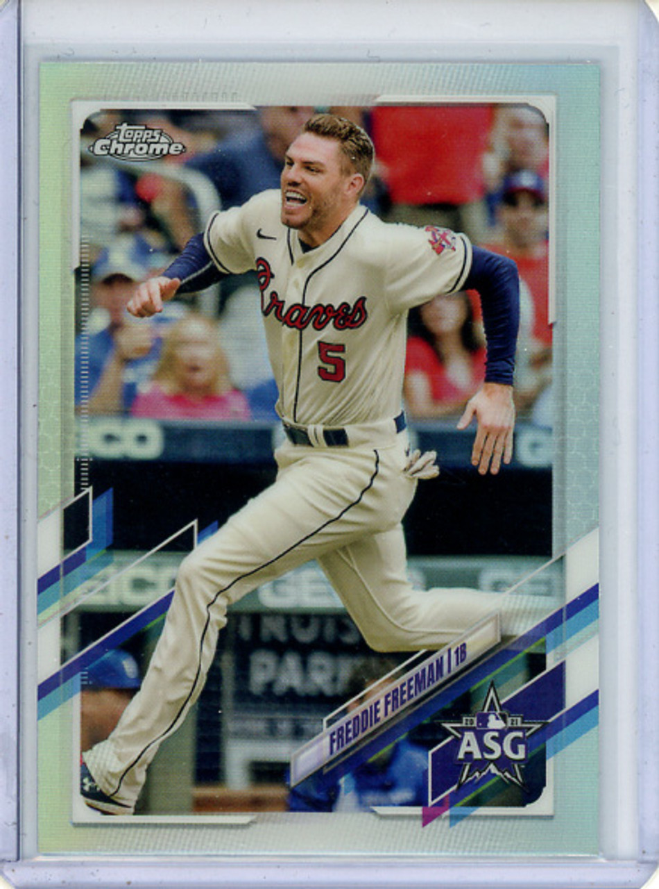 Freddie Freeman 2021 Topps Chrome Update, All Star Game #ASG-7 (CQ)