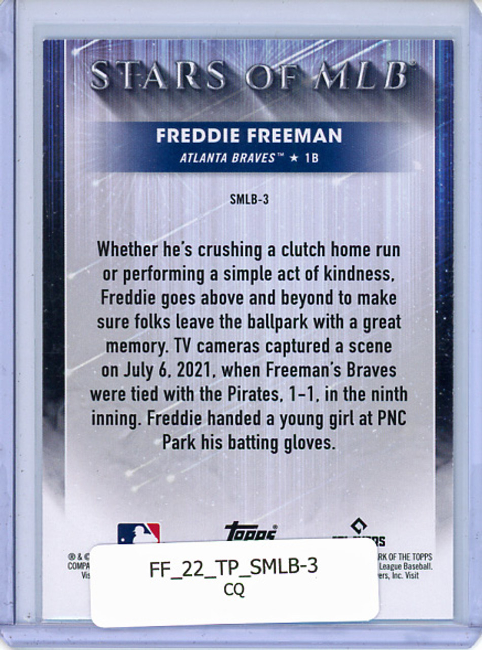 Freddie Freeman 2022 Topps, Stars of MLB #SMLB-3 (CQ)