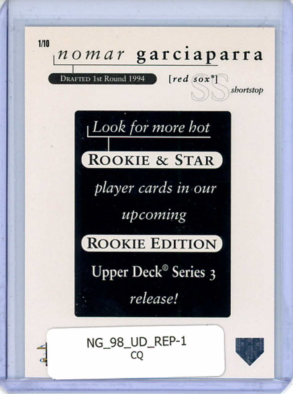 Nomar Garciaparra 1998 Upper Deck, Rookie Edition Preview #1 (CQ)