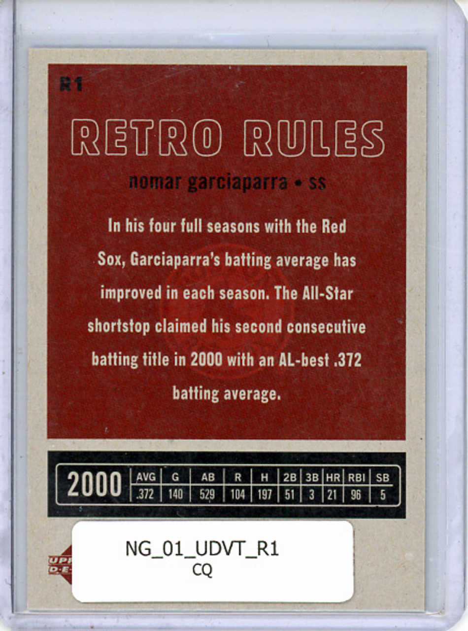Nomar Garciaparra 2001 Vintage, Retro Rules #R1 (CQ)