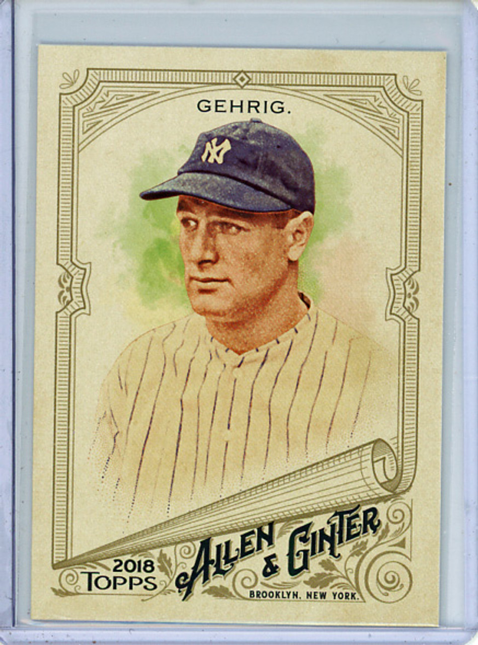 Lou Gehrig 2018 Allen & Ginter #225 (CQ)