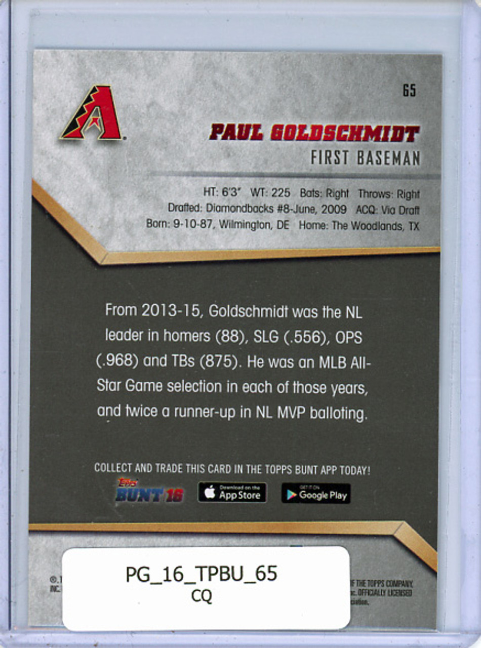 Paul Goldschmidt 2016 Topps Bunt #65 (CQ)