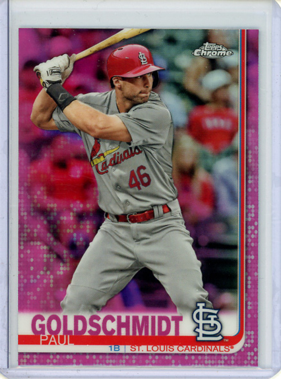 Paul Goldschmidt 2019 Topps Chrome #139 Pink Refractors (CQ)