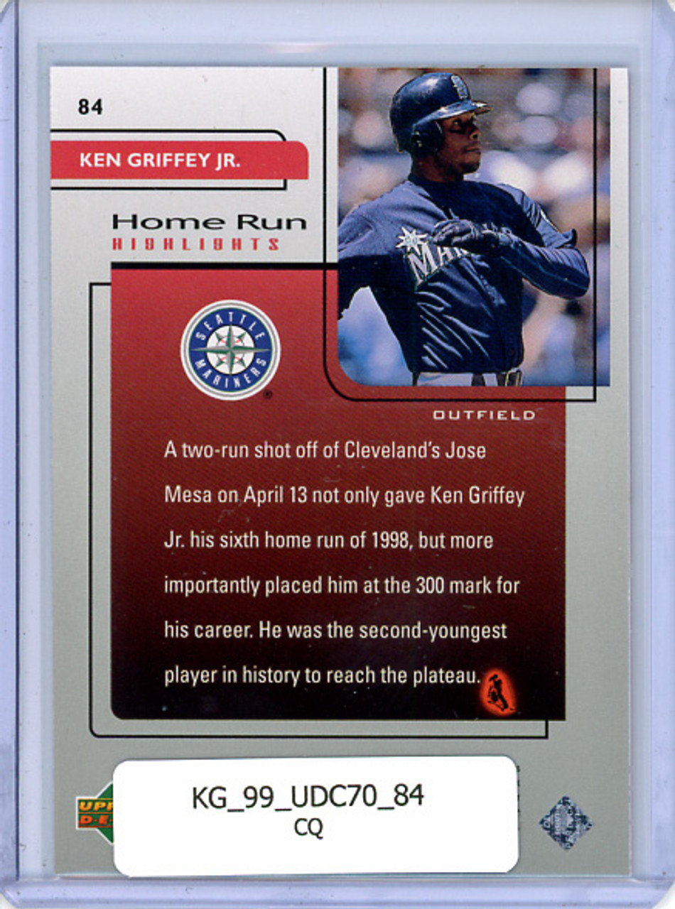 Ken Griffey Jr. 1999 Upper Deck Challengers for 70 #84 Home Run Highlights (CQ)