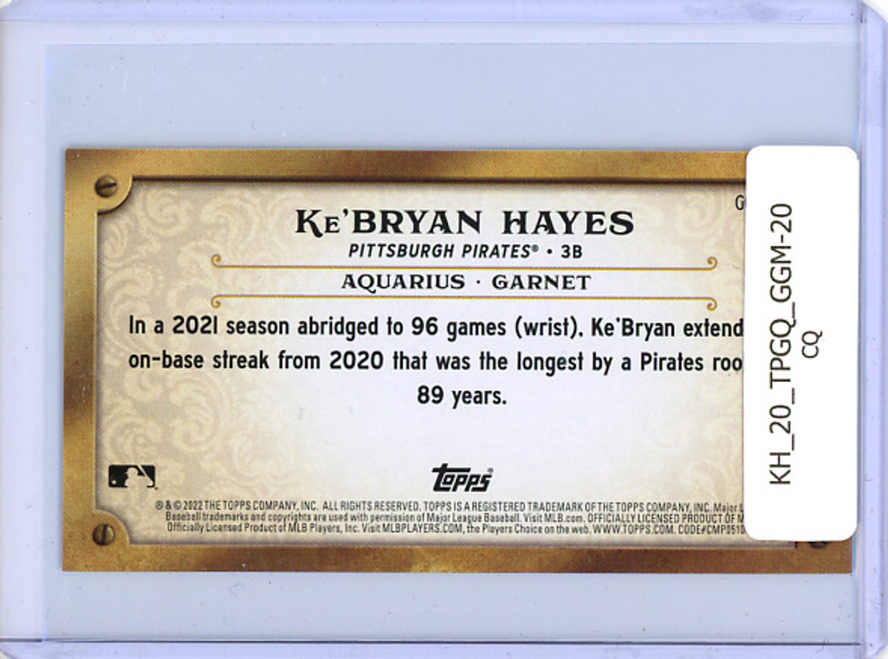 Ke'Bryan Hayes 2022 Gypsy Queen, GQ Gems Minis #GGM-20 (CQ)