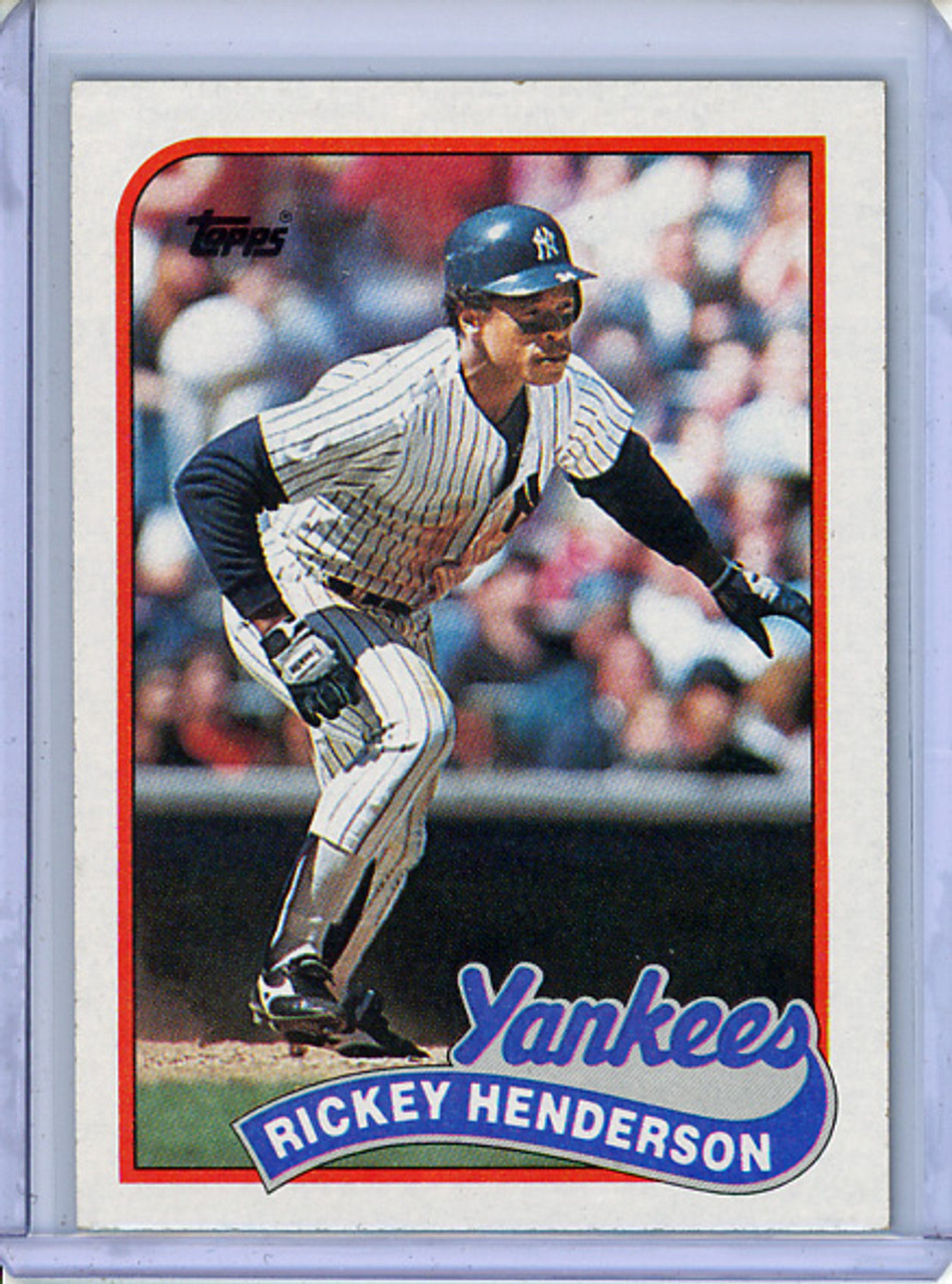 Rickey Henderson 1989 Topps #380 (CQ)