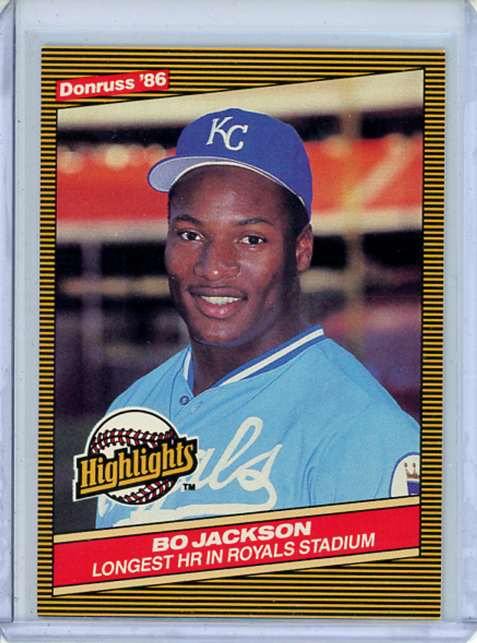 Bo Jackson 1986 Donruss, Highlights #43 (CQ)