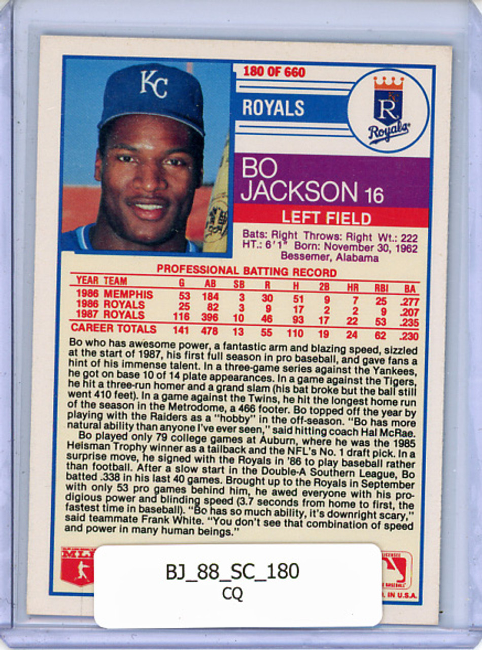 Bo Jackson 1988 Score #180 (CQ)