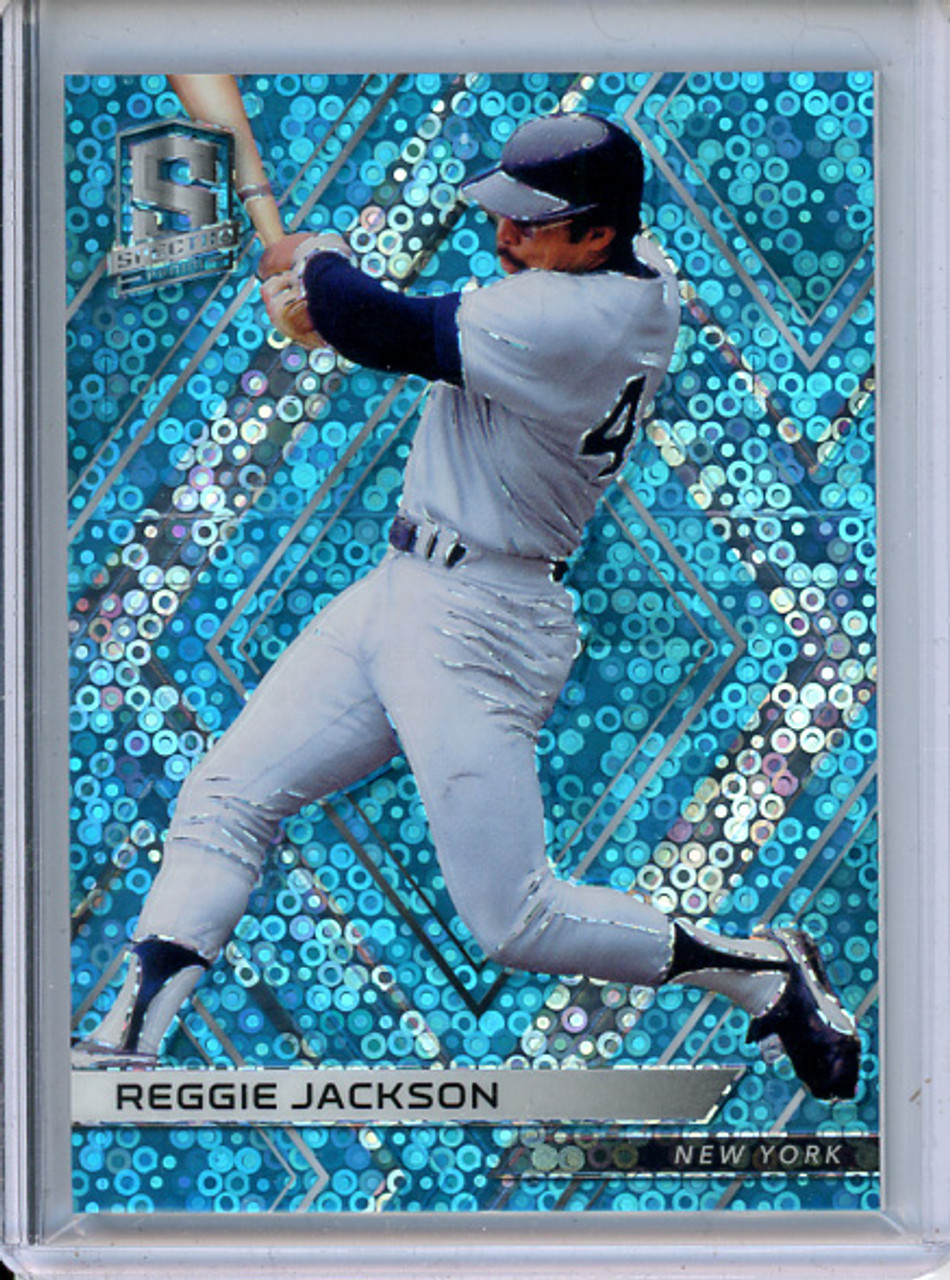 Reggie Jackson 2018 Chronicles, Spectra #58 Neon Blue (#11/99) (CQ)