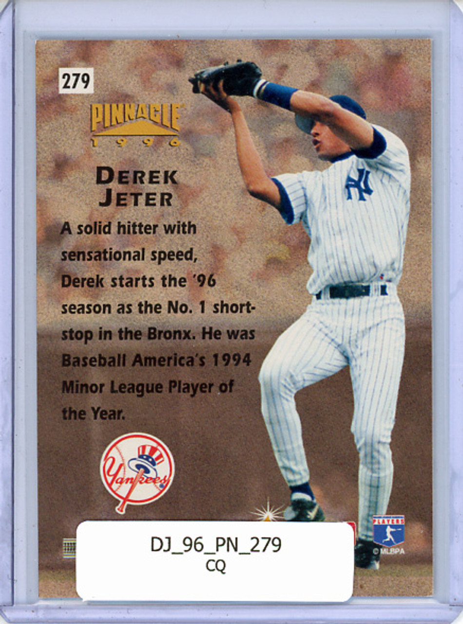 Derek Jeter 1996 Pinnacle #279 Hardball Heroes (CQ)