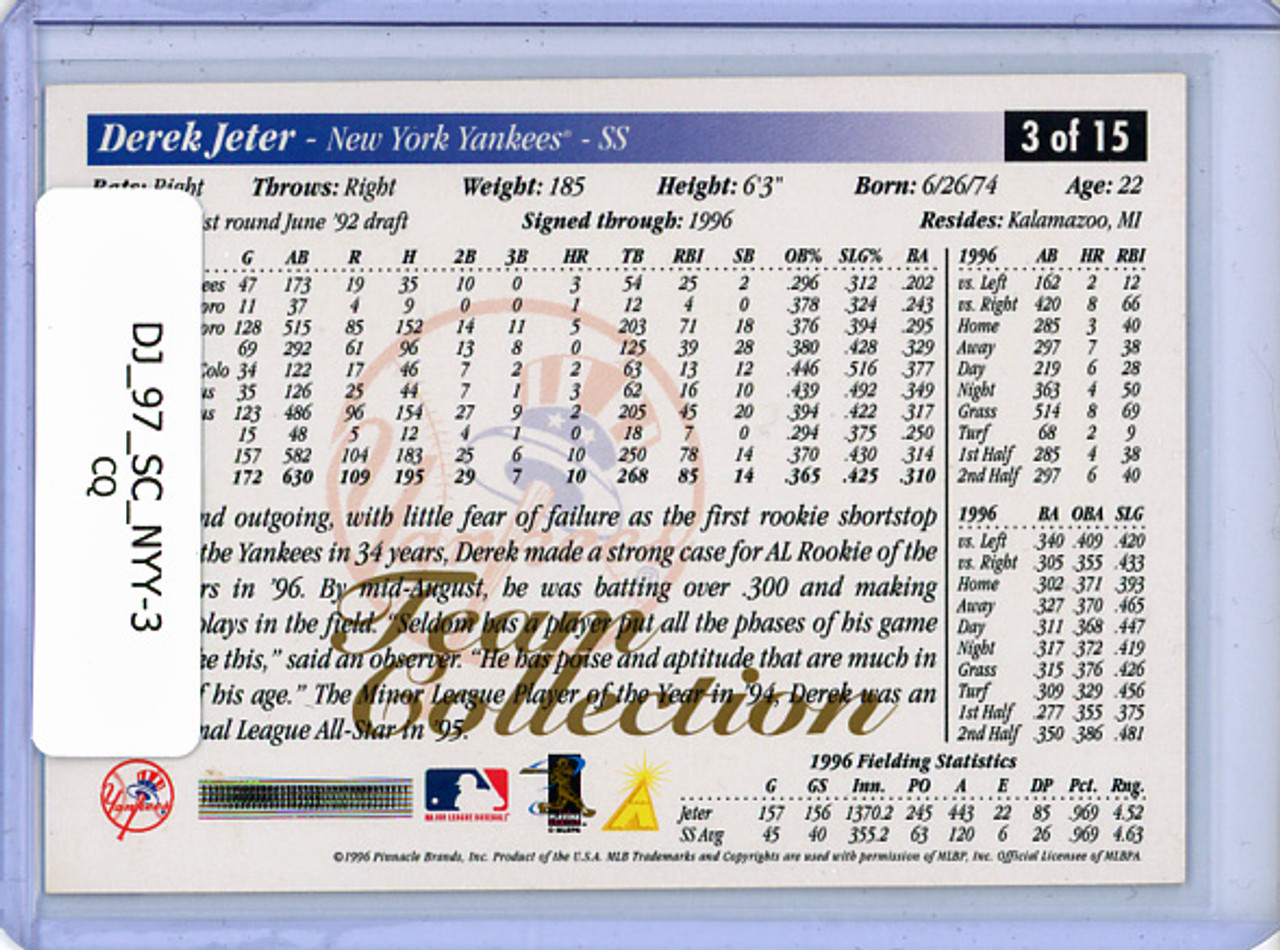 Derek Jeter 1997 Yankees Score #3 (CQ)