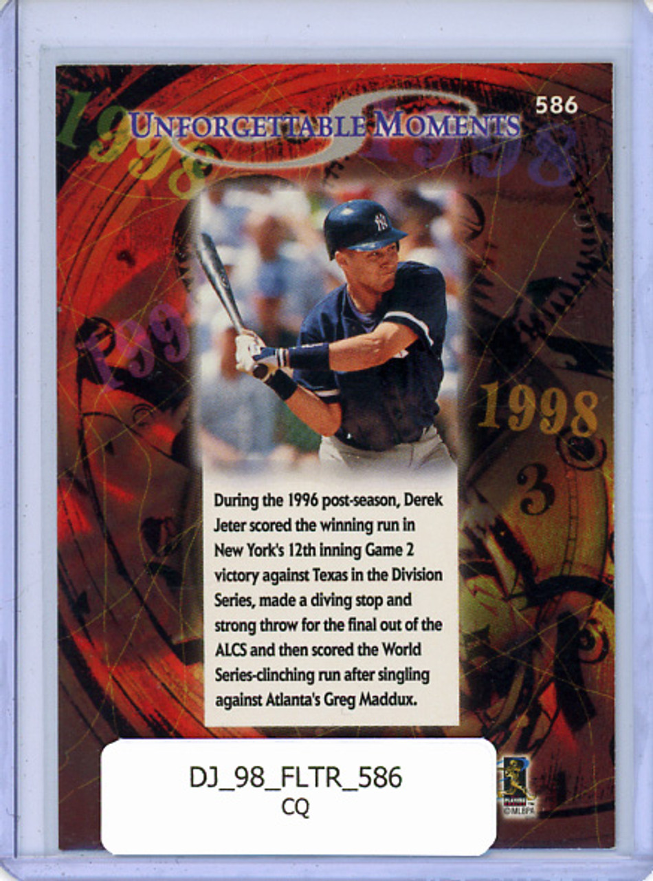 Derek Jeter 1998 Tradition #586 Unforgettable Moments (CQ)