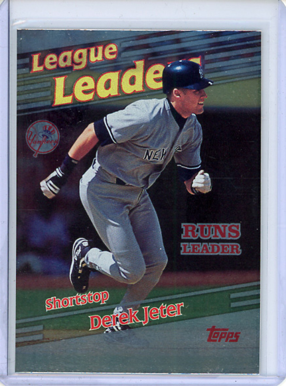 Derek Jeter 1998 Topps #230 League Leaders (CQ)