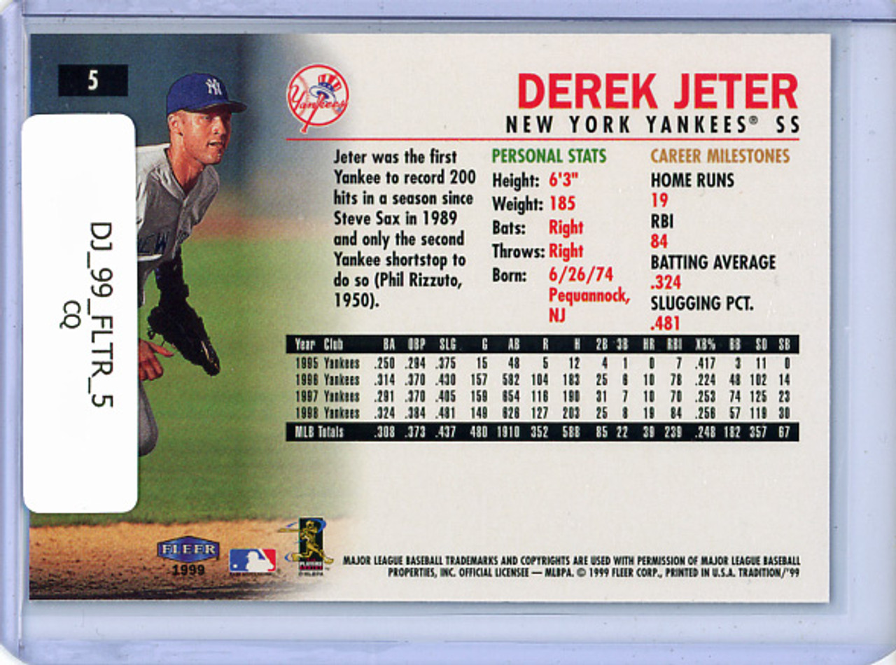 Derek Jeter 1999 Tradition #5 (CQ)