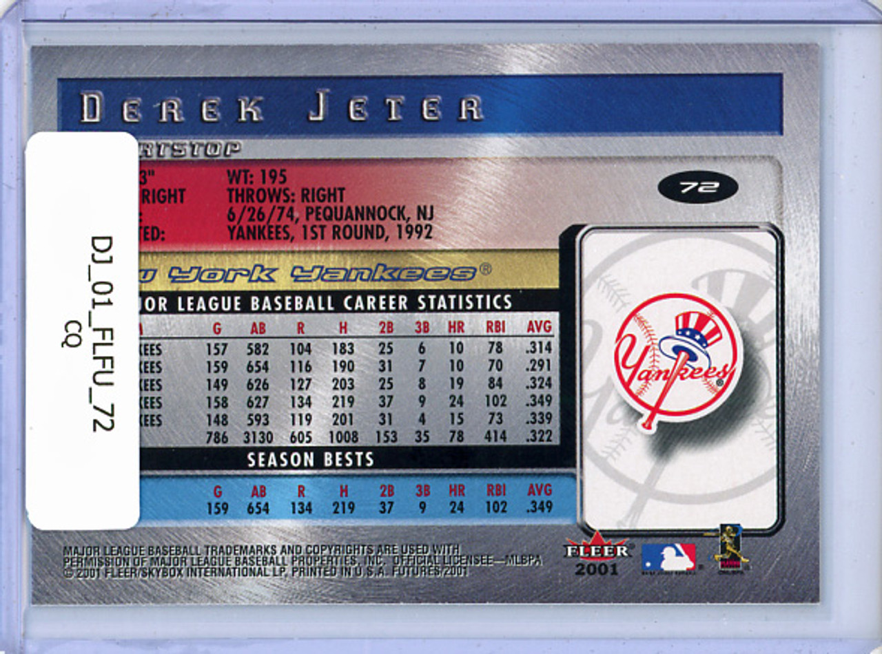 Derek Jeter 2001 Futures #72 (CQ)