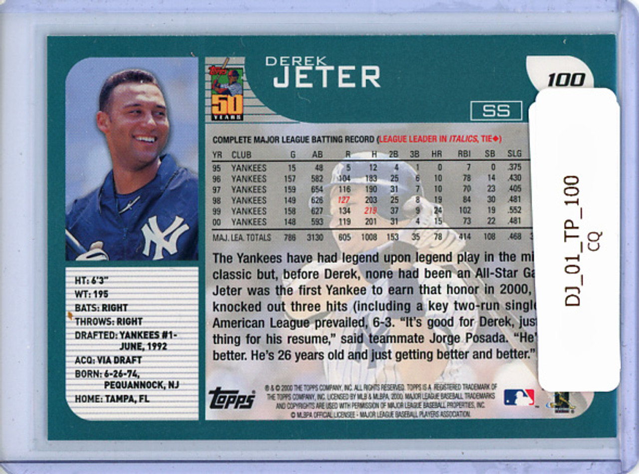 Derek Jeter 2001 Topps #100 (CQ)