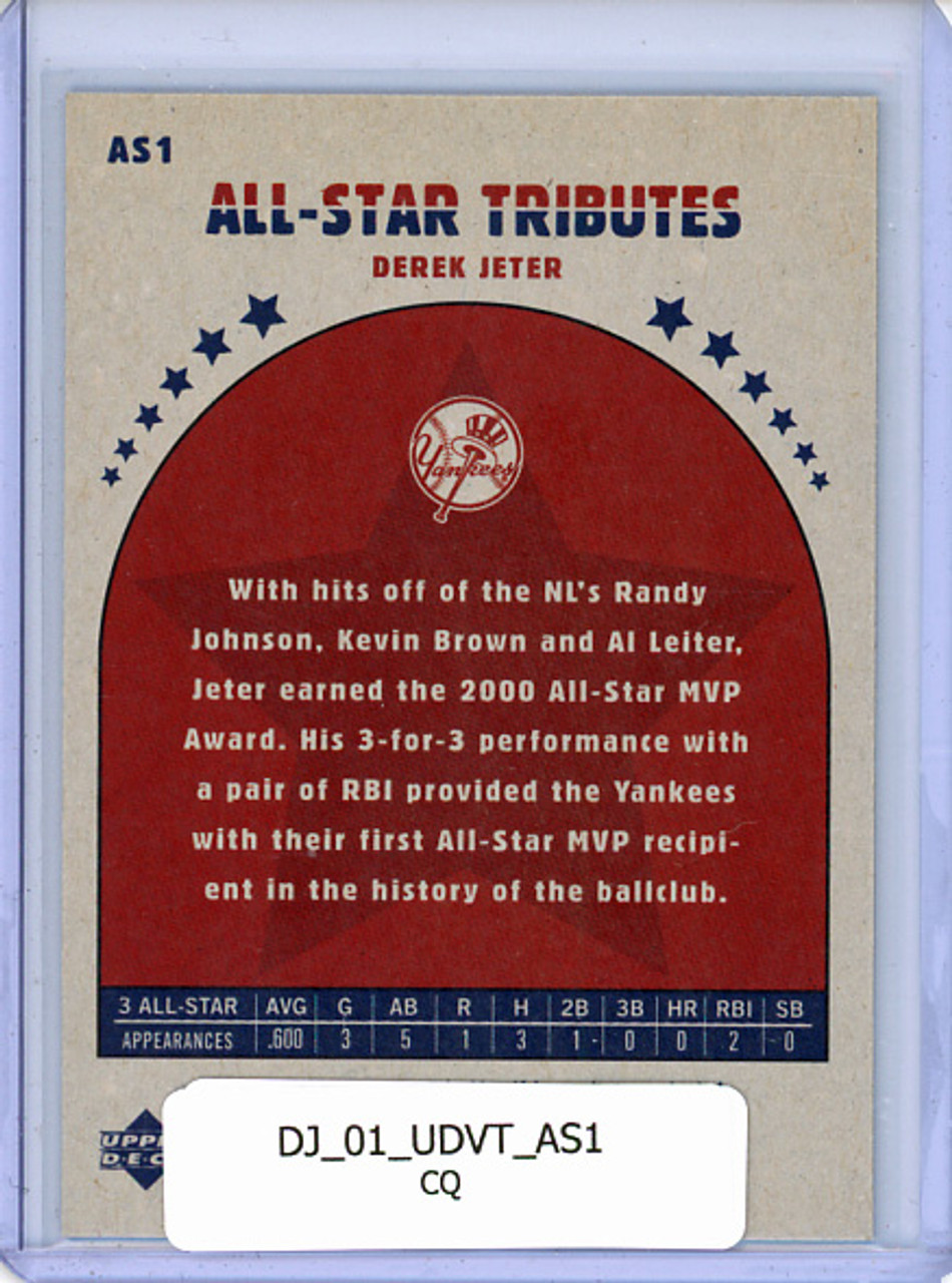 Derek Jeter 2001 Vintage, All-Star Tributes #AS1 (CQ)