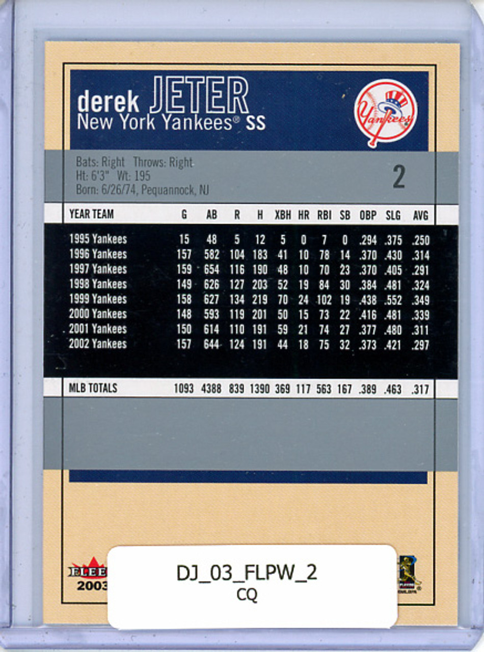 Derek Jeter 2003 Patchworks #2 (CQ)