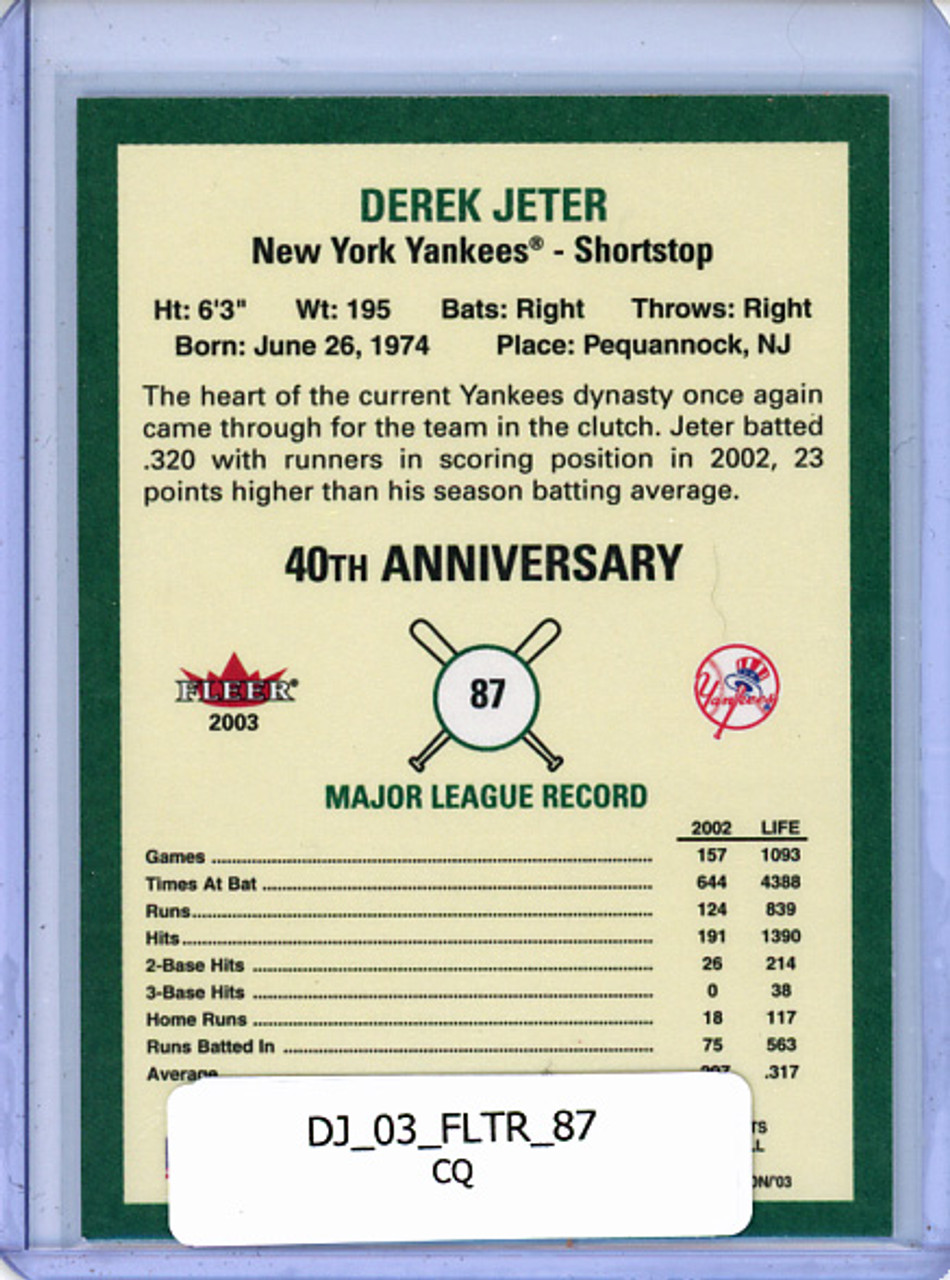 Derek Jeter 2003 Tradition #87 (CQ)