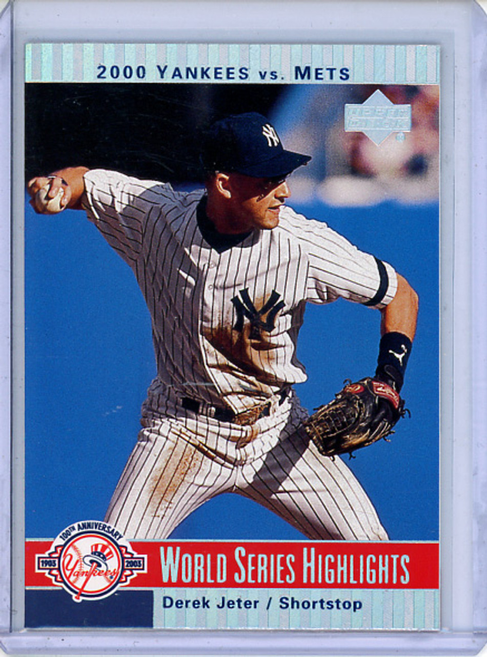 Derek Jeter 2003 Upper Deck Yankees 100th Anniversary #26 (CQ)