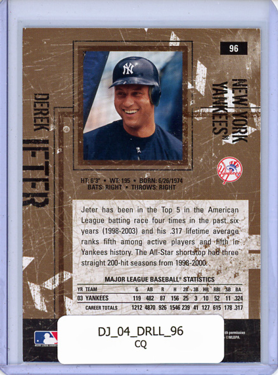 Derek Jeter 2004 Donruss Leather & Lumber #96 (CQ)