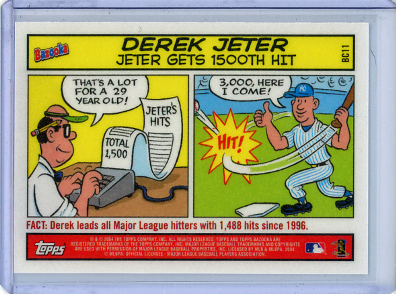 Derek Jeter 2004 Bazooka, Comics #BC11 (CQ)