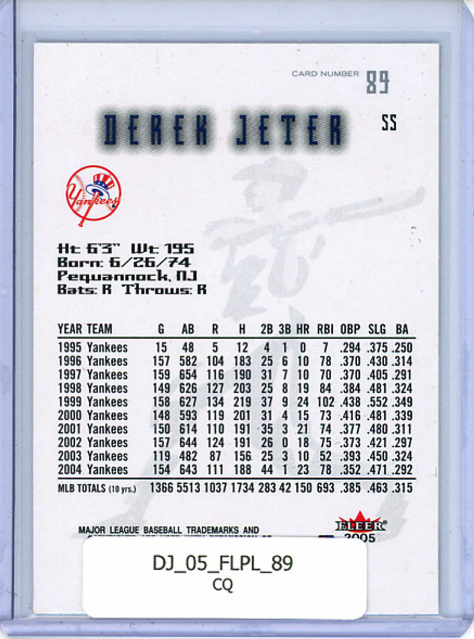 Derek Jeter 2005 Platinum #89 (CQ)