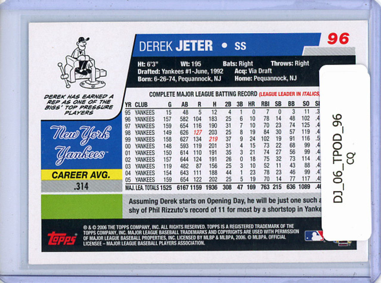 Derek Jeter 2006 Opening Day #96 (CQ)