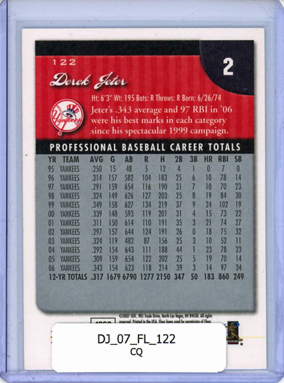 Derek Jeter 2007 Fleer #122 (CQ)