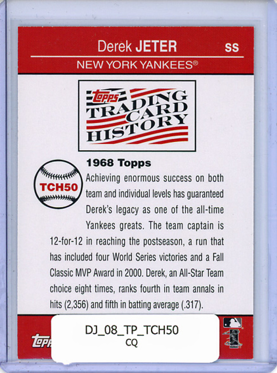 Derek Jeter 2008 Topps, Trading Card History #TCH50 (CQ)
