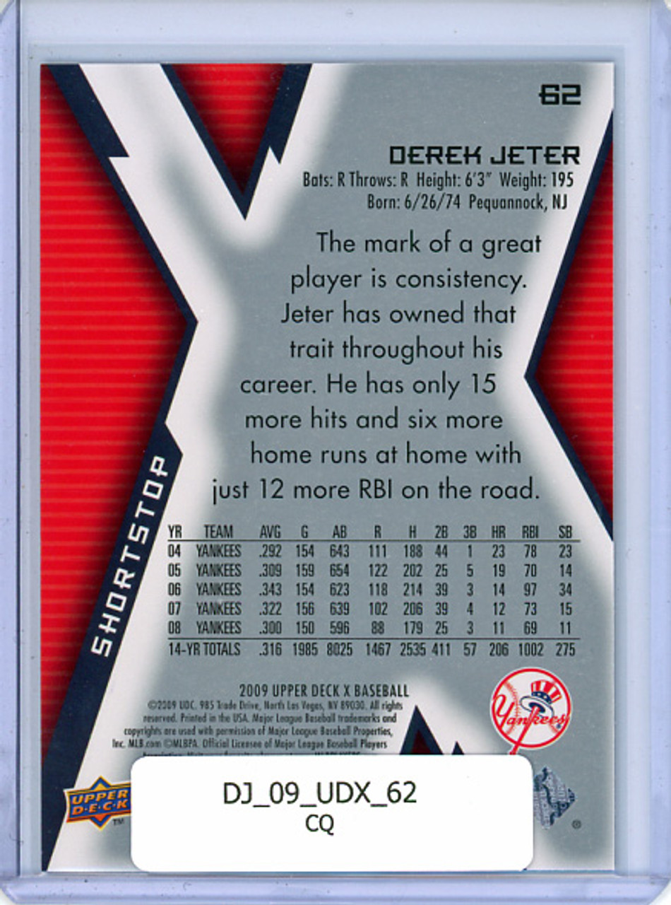 Derek Jeter 2009 Upper Deck X #62 (CQ)