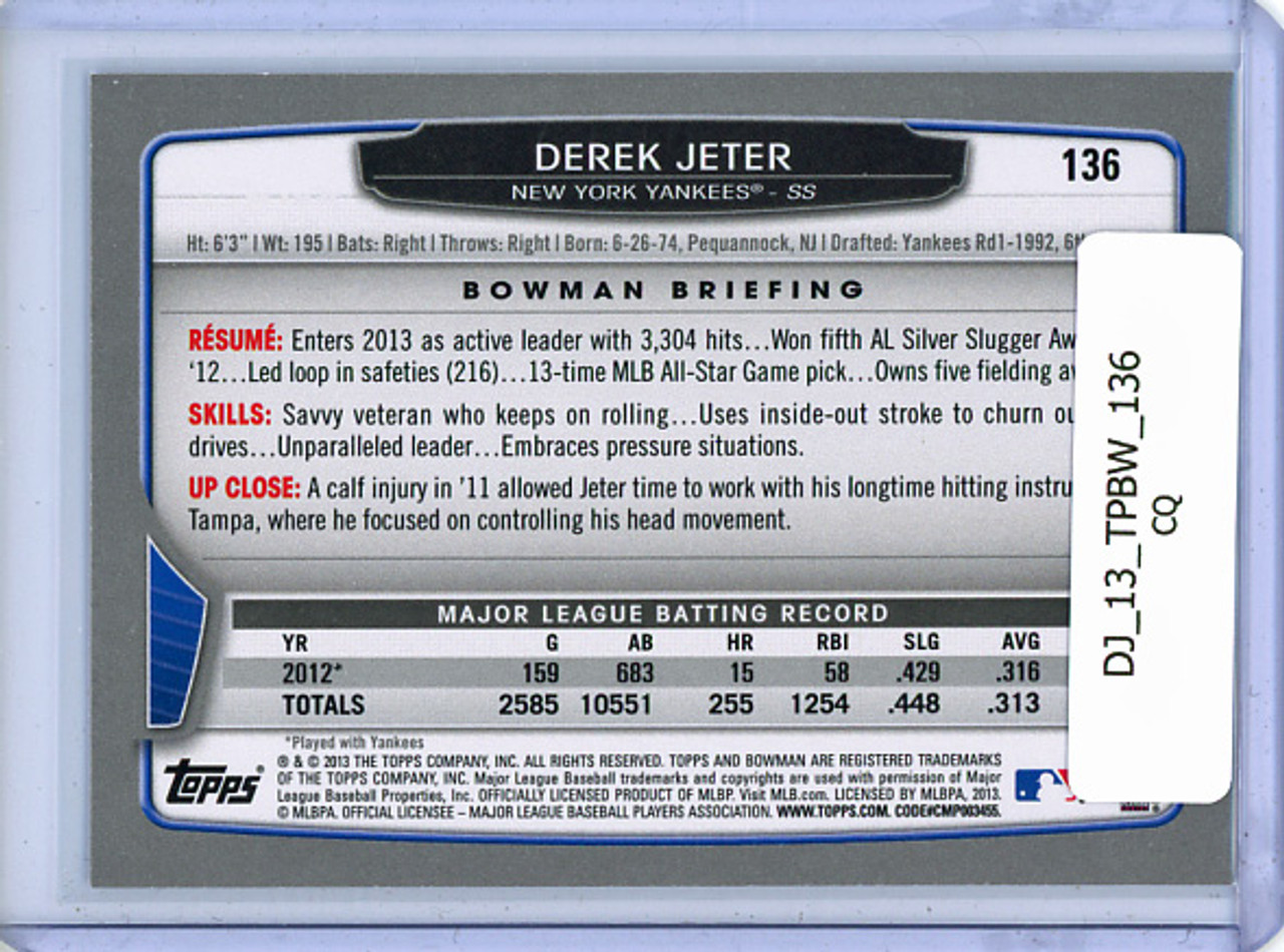 Derek Jeter 2013 Bowman #136 (CQ)