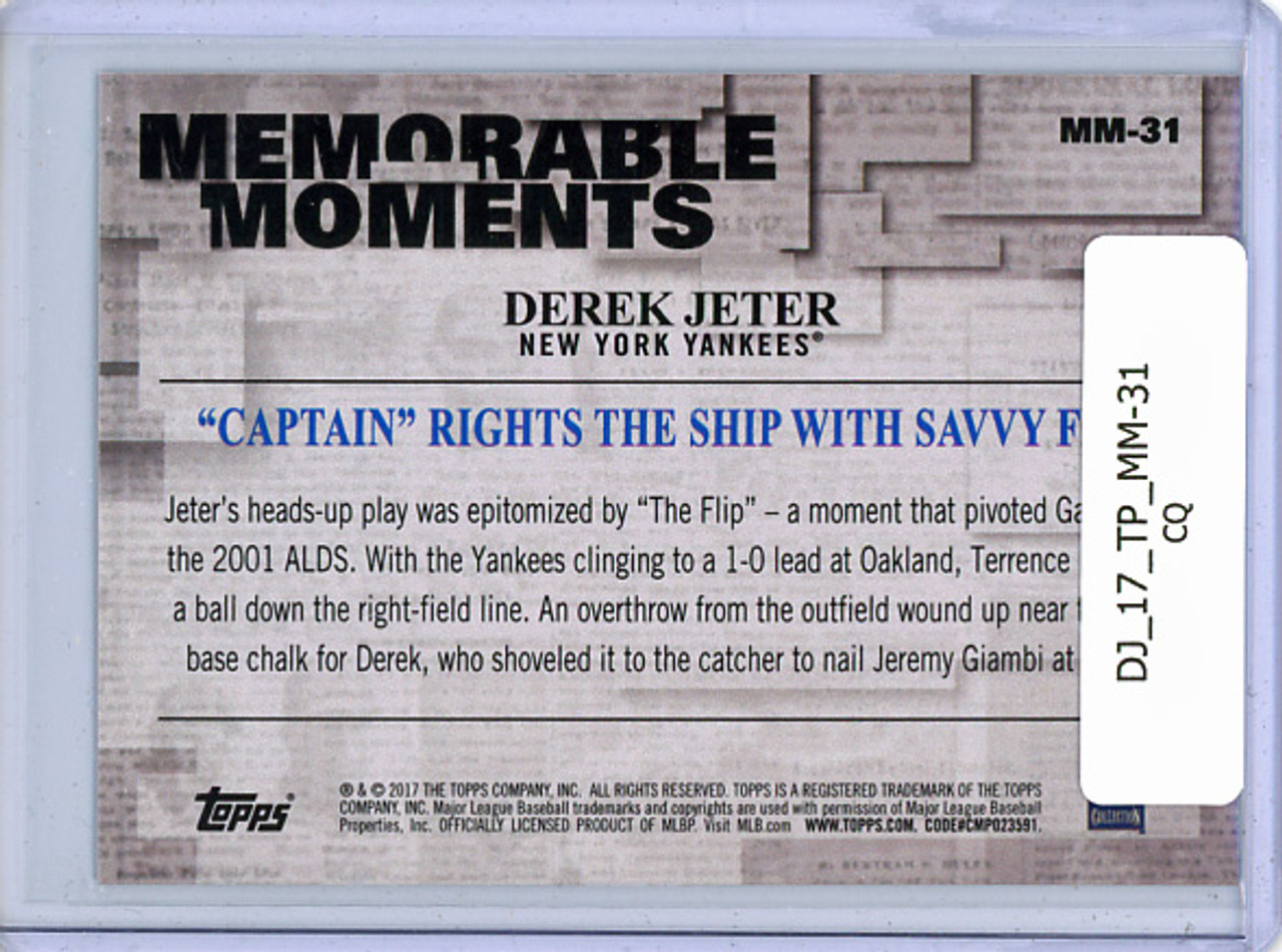 Derek Jeter 2017 Topps, Memorable Moments #MM-31 (CQ)