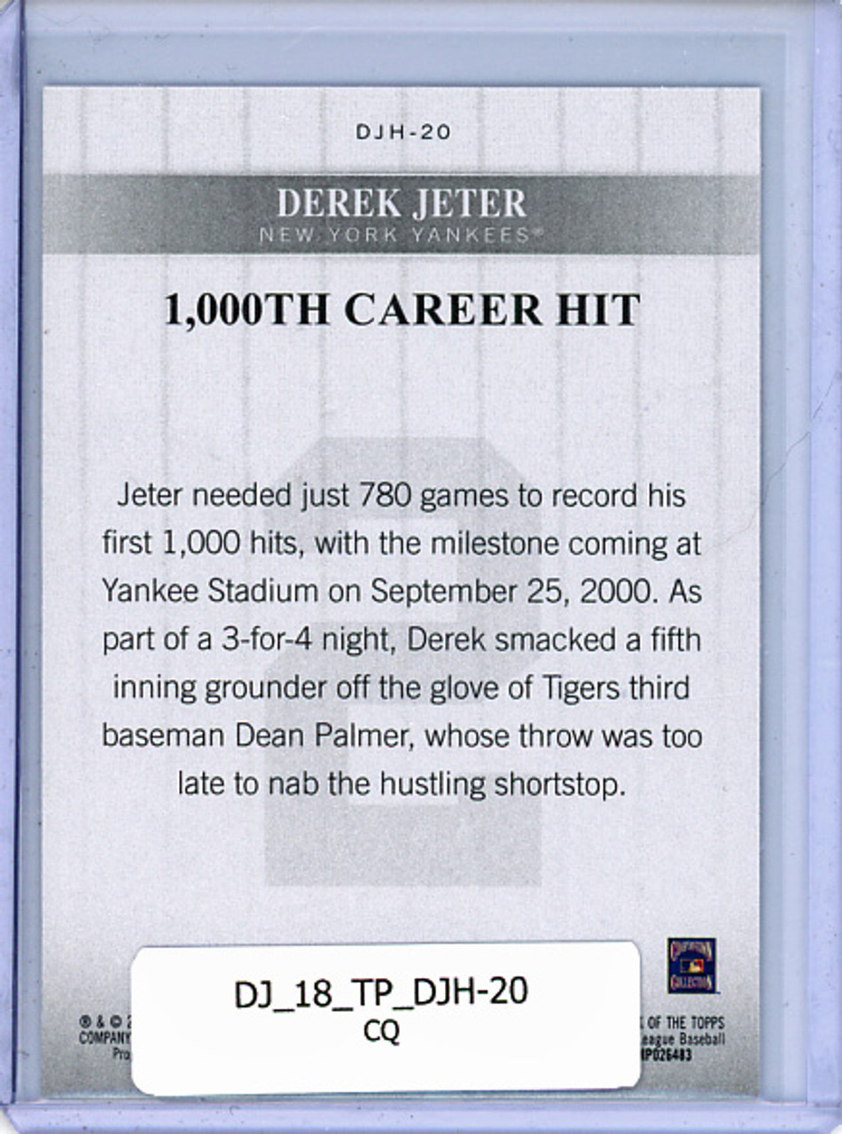 Derek Jeter 2018 Topps, Derek Jeter Highlights #DJH-20 (CQ)