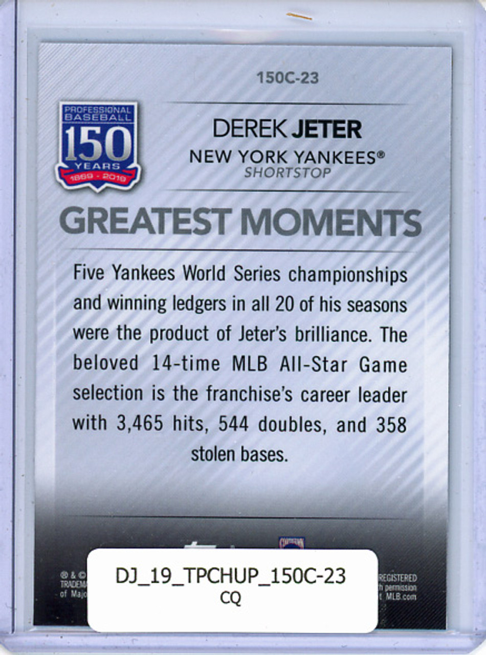 Derek Jeter 2019 Topps Chrome Update, 150 Years of Professional Baseball #150C-23 (CQ)