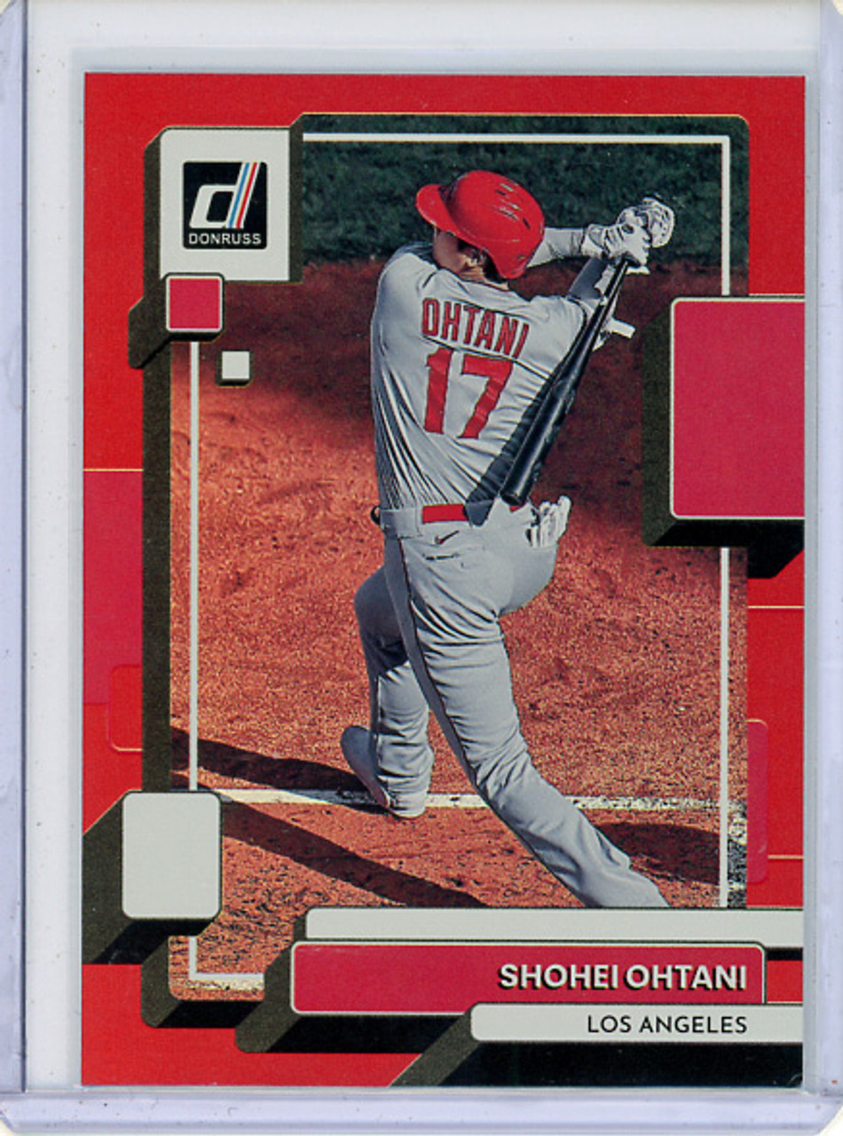 Shohei Ohtani 2022 Donruss #147 Holo Red (CQ)