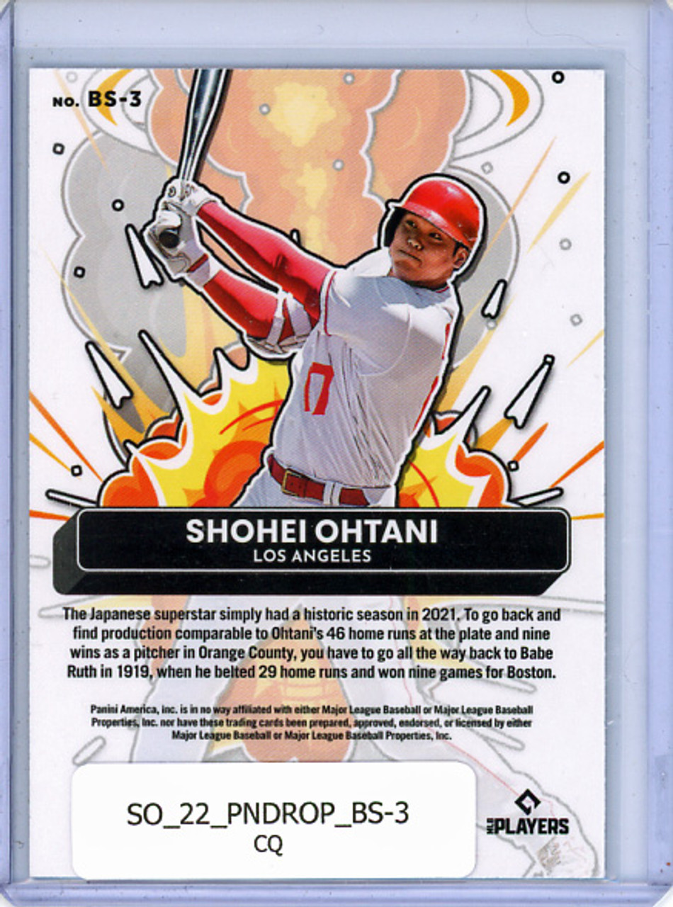 Shohei Ohtani 2022 Donruss Optic, Bomb Squad #BS-3 (CQ)