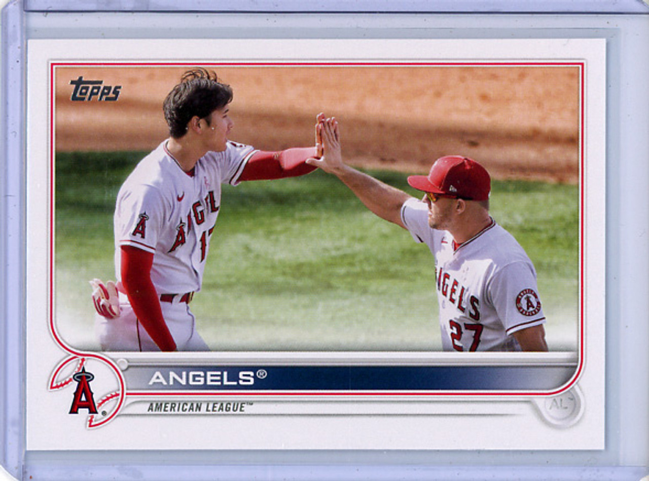 Shohei Ohtani, Mike Trout 2022 Topps #159 Angels (CQ)