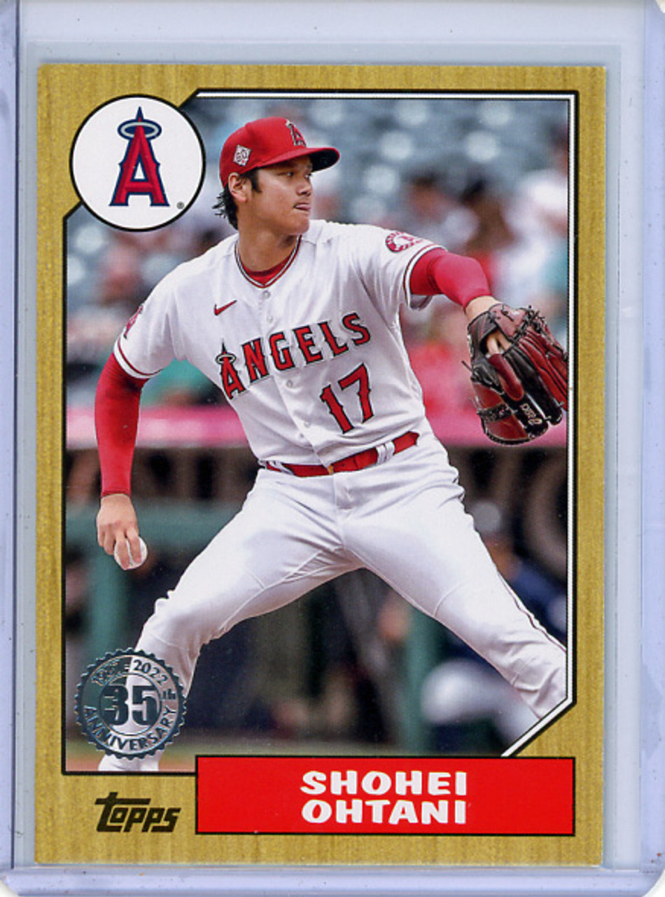 Shohei Ohtani 2022 Topps, 1987 Topps Series 2 #87TB-50 (CQ)