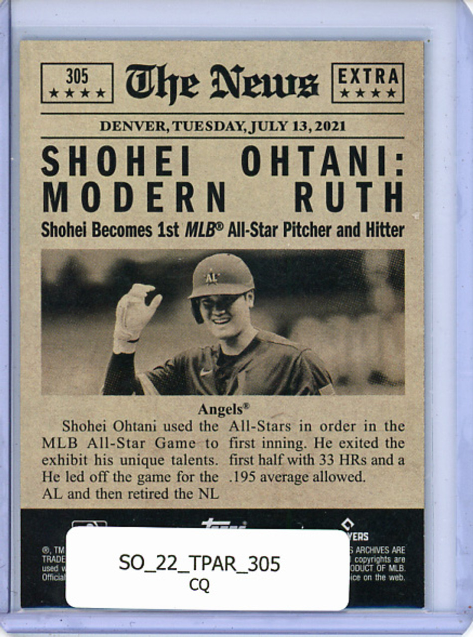 Shohei Ohtani 2022 Archives #305 The News (CQ)