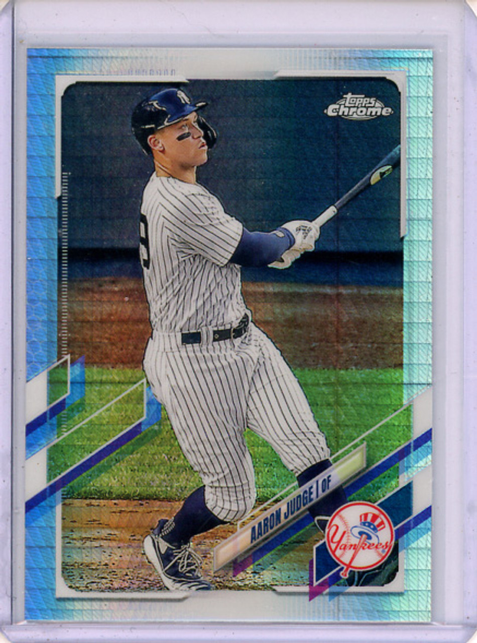 Aaron Judge 2021 Topps Chrome #99 Prism Refractors (CQ)