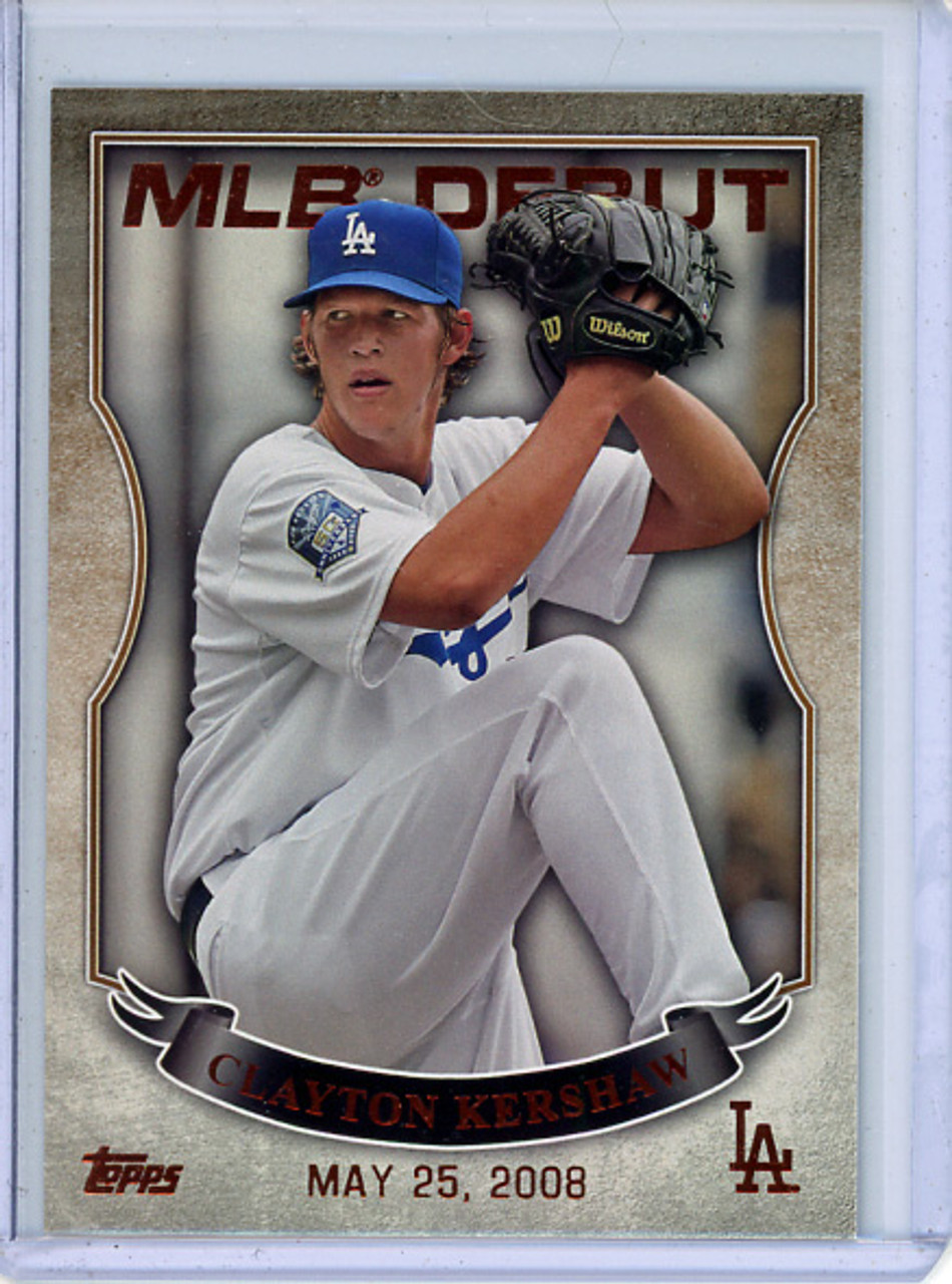 Clayton Kershaw 2016 Topps, MLB Debut #MLBD2-14 Bronze (CQ)