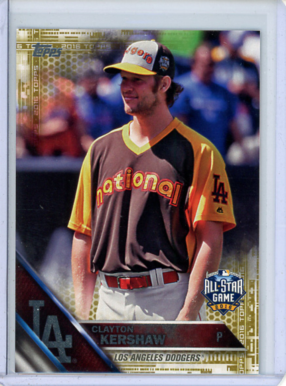 Clayton Kershaw 2016 Topps Update #US232 All-Star Gold (#1127/2016) (CQ)