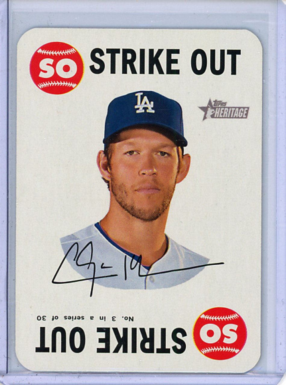 Clayton Kershaw 2017 Heritage, Topps Game #3 (CQ)