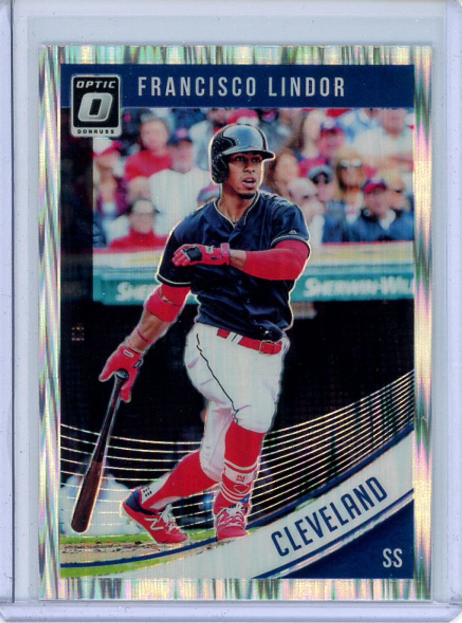 Francisco Lindor 2018 Donruss Optic #123 Shock (CQ)