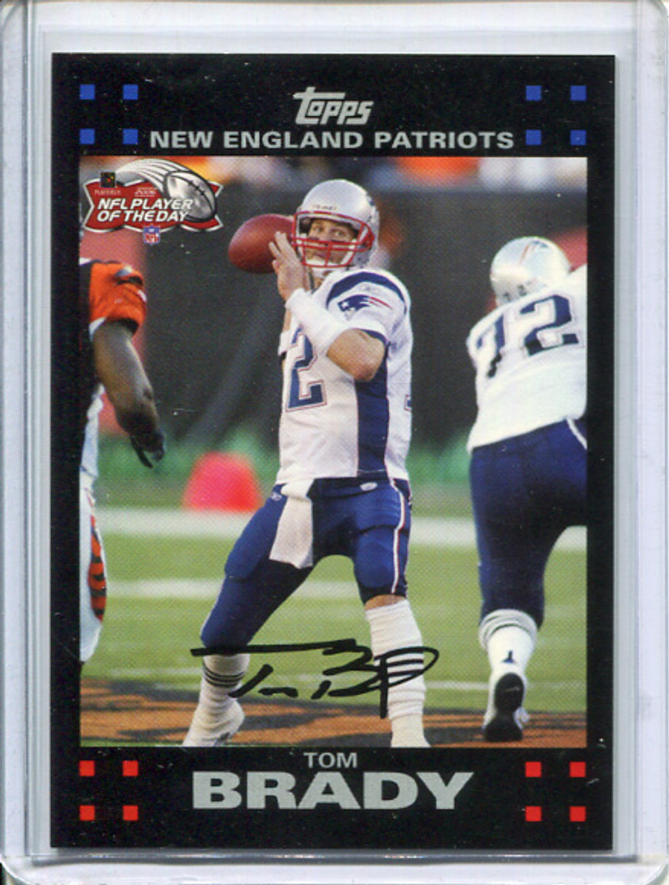 Tom Brady 2007 Topps, NFL Player of the Day #28